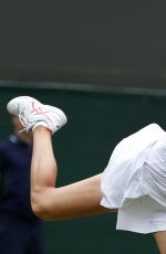 JOHANNA KONTA at 1st Round at Wimbledon Tennis Championships in London 06/27/2016