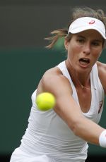 JOHANNA KONTA at 1st Round at Wimbledon Tennis Championships in London 06/27/2016