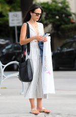 JORDANA BRESWSTER Out Shopping in Santa Monica 06/05/2016