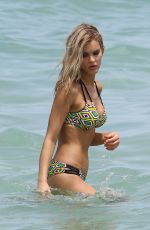JOY CORRIGAN in Bikini on the Set of a Photoshoot in Miami 06/18/2016