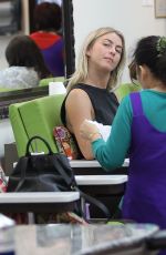 JULIANNE HOUGH at a Nail Salon in West Hollywood 05/31/2016