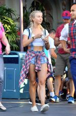 JULIANNE HOUGH at Disneyland in Anaheim 06/30/2016