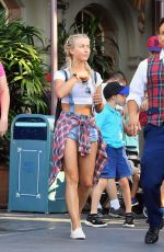 JULIANNE HOUGH at Disneyland in Anaheim 06/30/2016