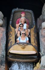 JULIANNE HOUGH at Disneyland in Anaheim 06/30/2016