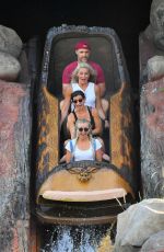 JULIANNE HOUGH at Disneyland in Anaheim 06/30/2016