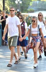 JULIANNE HOUGH at Disneyland in Anaheim 06/30/2016