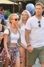 JULIANNE HOUGH at Disneyland in Anaheim 06/30/2016