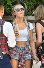 JULIANNE HOUGH at Disneyland in Anaheim 06/30/2016