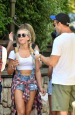 JULIANNE HOUGH at Disneyland in Anaheim 06/30/2016