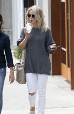 JULIANNE HOUGH Picking up Iced Drinks on Melrose Place in West Hollywood 09/19/2016