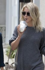 JULIANNE HOUGH Picking up Iced Drinks on Melrose Place in West Hollywood 09/19/2016