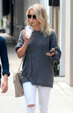 JULIANNE HOUGH Picking up Iced Drinks on Melrose Place in West Hollywood 09/19/2016