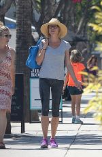 JULIE BOWEN in Leggings Out in Studio City 06/23/2016