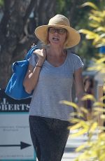 JULIE BOWEN in Leggings Out in Studio City 06/23/2016