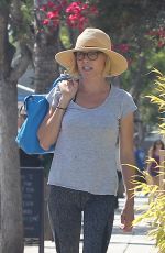 JULIE BOWEN in Leggings Out in Studio City 06/23/2016
