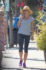 JULIE BOWEN in Leggings Out in Studio City 06/23/2016