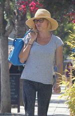 JULIE BOWEN in Leggings Out in Studio City 06/23/2016