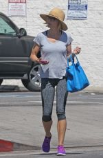 JULIE BOWEN in Leggings Out in Studio City 06/23/2016