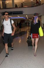 JULIETTE LEWIS at LAX Airport in Los Angeles 06/22/2016