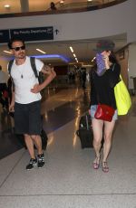 JULIETTE LEWIS at LAX Airport in Los Angeles 06/22/2016