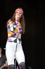 JULIETTE LEWIS Performs at Grona Lund Tivoli in Stockholm 06/01/2016