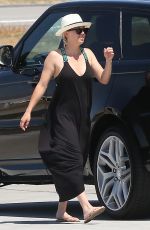 KALEY CUOCO Boarding at a Private Jet in Van Nuys 06/20/2016
