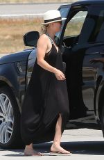 KALEY CUOCO Boarding at a Private Jet in Van Nuys 06/20/2016