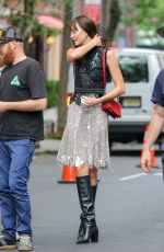 KARLIE KLOSS on the Set of Photoshoot for Vogue Magaazine in New York 06/21/2016