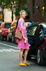 KARLIE KLOSS Out and About in New York 06/15/2016