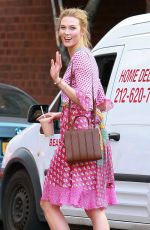KARLIE KLOSS Out and About in New York 06/15/2016