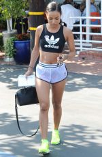 KARREUCHE TRAN Leaves Fred Segal in West Hollywood