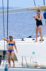 KATE HUDSON, GOLDIE HAWN and AMY SCHUMER at a Yacht in Hawaii 05/29/2016