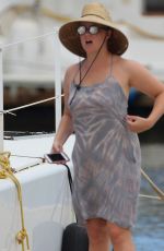 KATE HUDSON, GOLDIE HAWN and AMY SCHUMER at a Yacht in Hawaii 05/29/2016