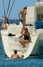 KATE HUDSON, GOLDIE HAWN and AMY SCHUMER at a Yacht in Hawaii 05/29/2016