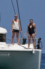 KATE HUDSON, GOLDIE HAWN and AMY SCHUMER at a Yacht in Hawaii 05/29/2016