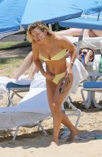 KATE HUDSON in Bikini on the Beach in Hawaii 05/30/2016