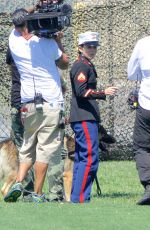 KATE MARA on the Set of 