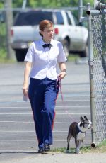 KATE MARA on the Set of 