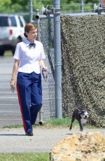 KATE MARA on the Set of 