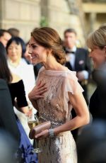 KATE MIDDLETON at a Gala Dinner at Houghton Hall in King