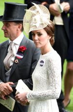 KATE MIDDLETON at Royal Ascot at Ascot Racecourse, 06/15/2016