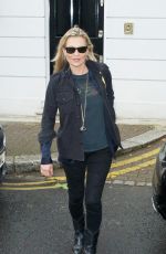 KATE MOSS Leaves Manolo Blahnik Store in Chelsea 06/18/2016