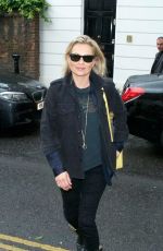 KATE MOSS Leaves Manolo Blahnik Store in Chelsea 06/18/2016