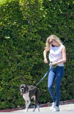 KATE UPTON Walks Her Dog Out in Beverly Hills 06/03/2016