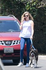 KATE UPTON Walks Her Dog Out in Beverly Hills 06/03/2016
