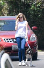 KATE UPTON Walks Her Dog Out in Beverly Hills 06/03/2016