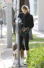 KATE UPTON Walks Her Dog Out in Los Angeles 06/02/2016