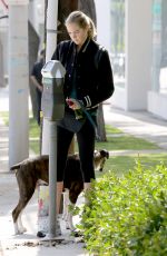 KATE UPTON Walks Her Dog Out in Los Angeles 06/02/2016