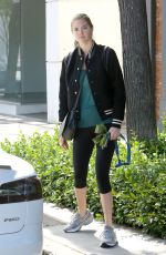 KATE UPTON Walks Her Dog Out in Los Angeles 06/02/2016