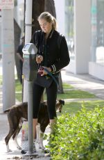 KATE UPTON Walks Her Dog Out in Los Angeles 06/02/2016